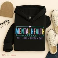 Mental Health Awareness Mindfulness Mental Wellness Hoodie thumb 4