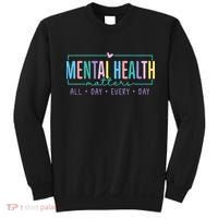 Mental Health Awareness Mindfulness Mental Wellness Sweatshirt thumb 0
