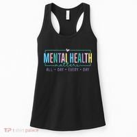 Mental Health Awareness Mindfulness Mental Wellness Women's Tank Top thumb 0