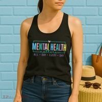 Mental Health Awareness Mindfulness Mental Wellness Women's Tank Top thumb 2