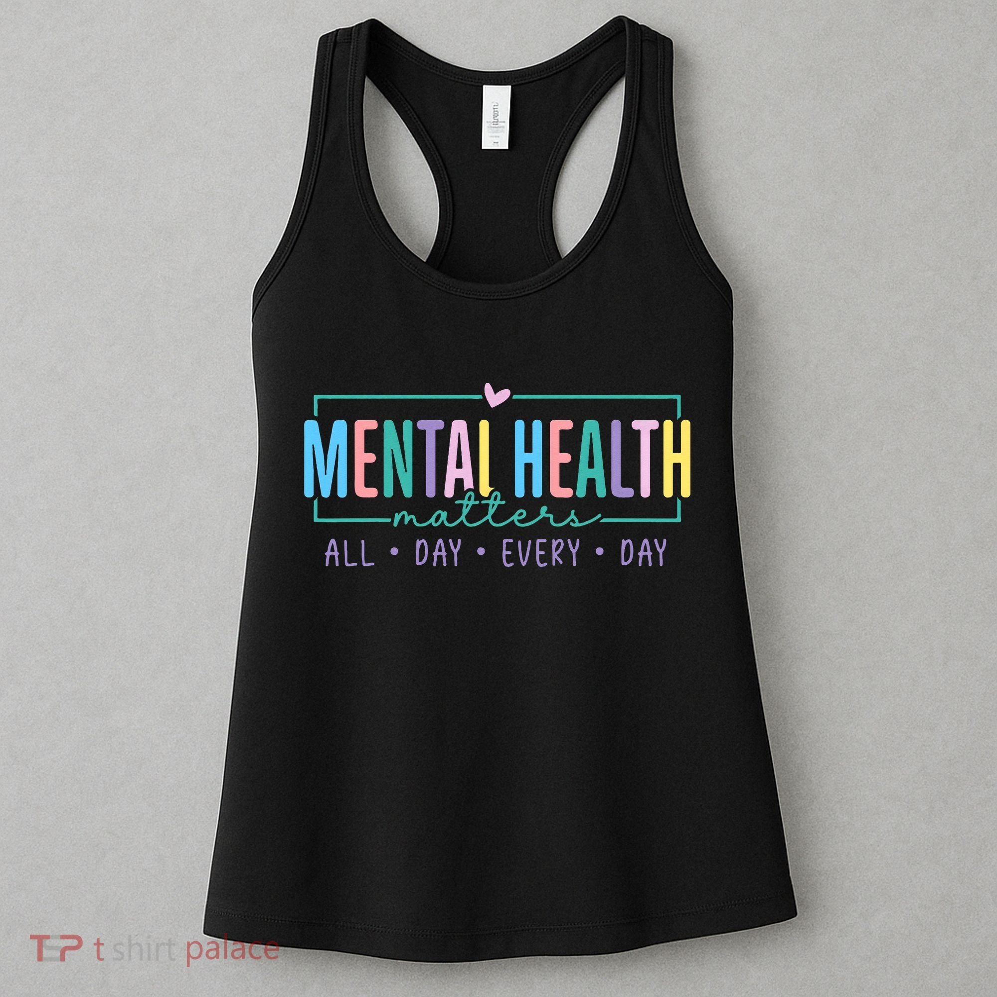 Mental Health Awareness Mindfulness Mental Wellness Women's Tank Top