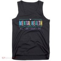 Mental Health Awareness Mindfulness Mental Wellness Tank Top thumb 0