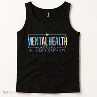 Mental Health Awareness Mindfulness Mental Wellness Tank Top thumb 2