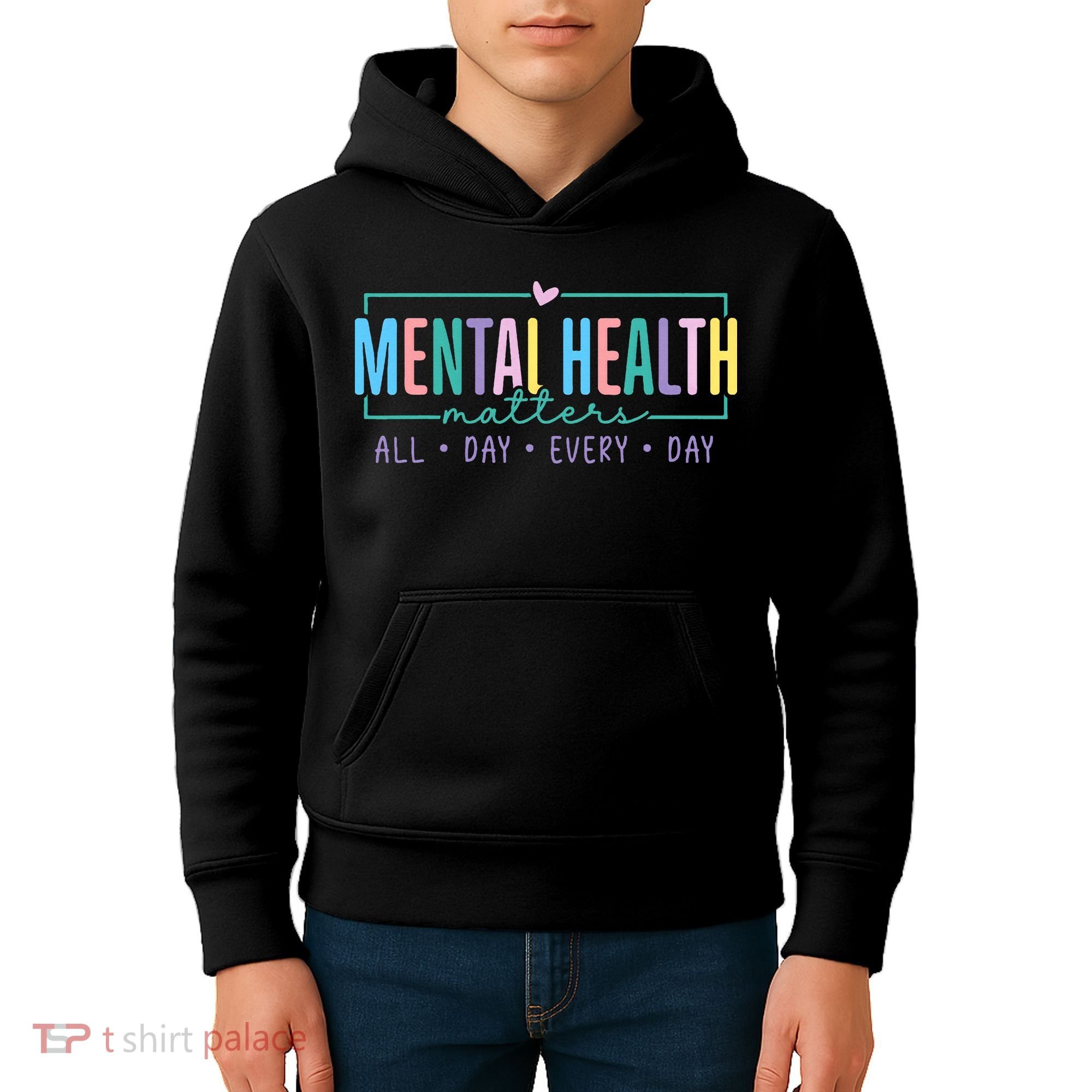 Mental Health Awareness Mindfulness Mental Wellness Kids Hoodie