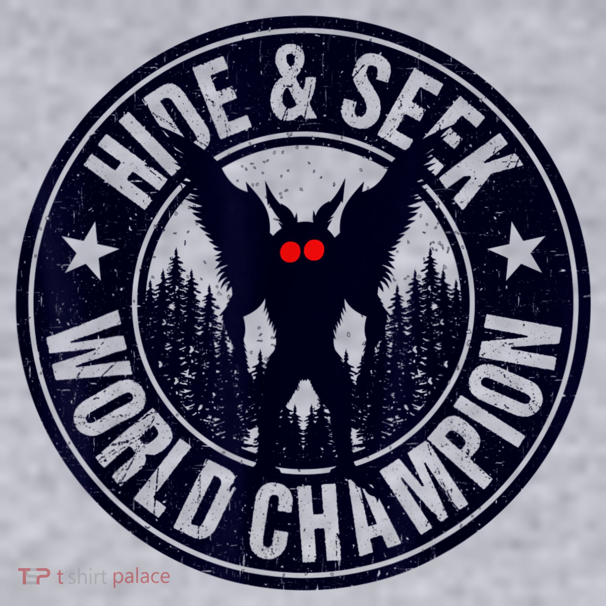 Mothman Hide And Seek World Champion Cool Mothman Silhouette Women's Sweatshirt