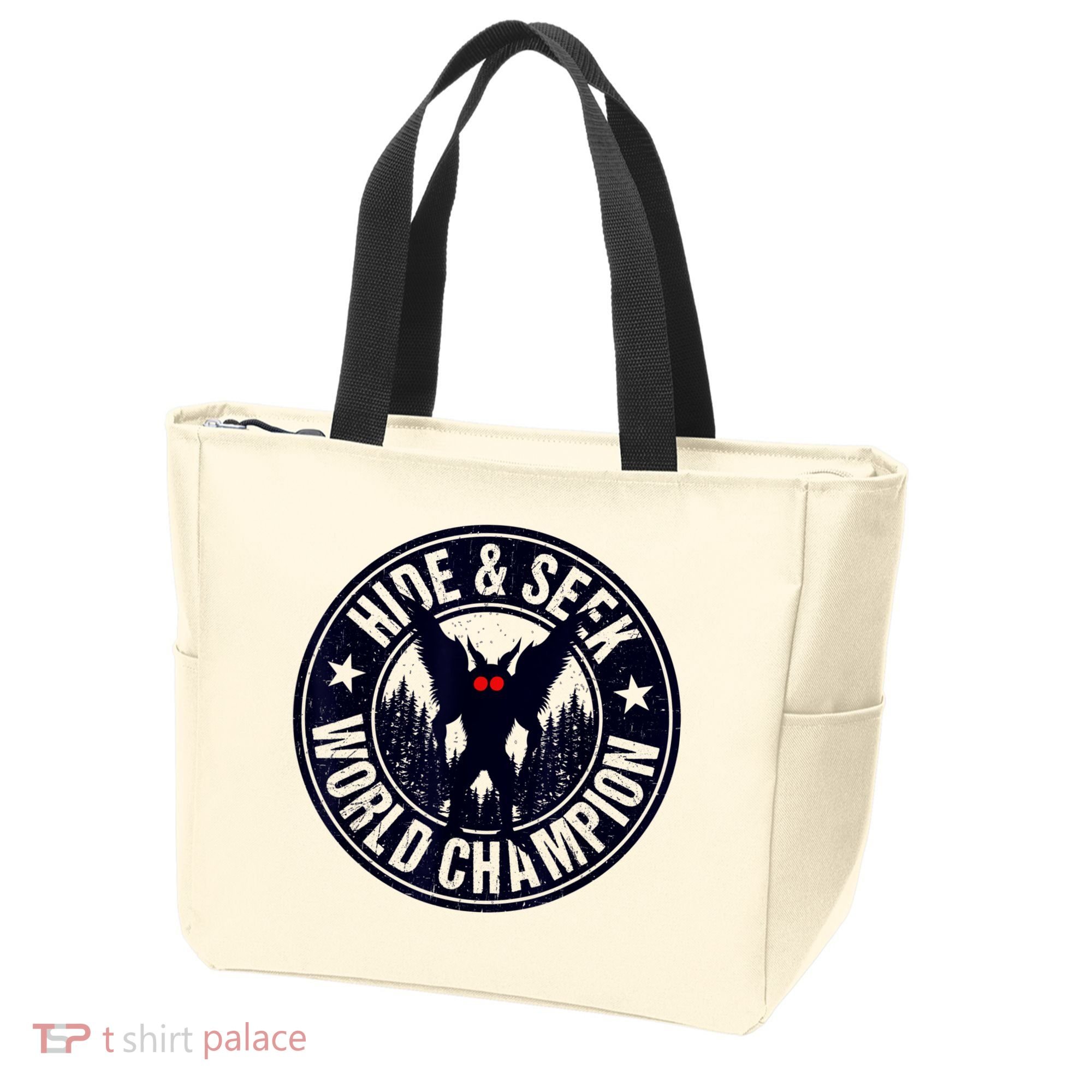 Mothman Hide And Seek World Champion Cool Mothman Silhouette Tote Bag
