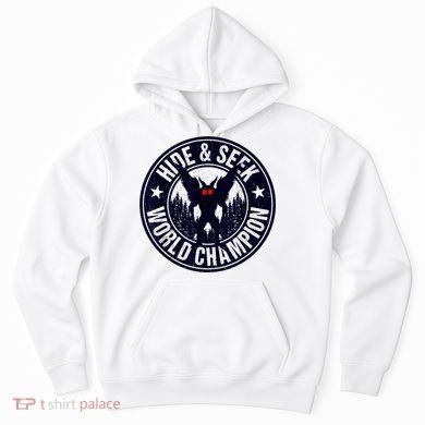 Mothman Hide And Seek World Champion Cool Mothman Silhouette Hoodie