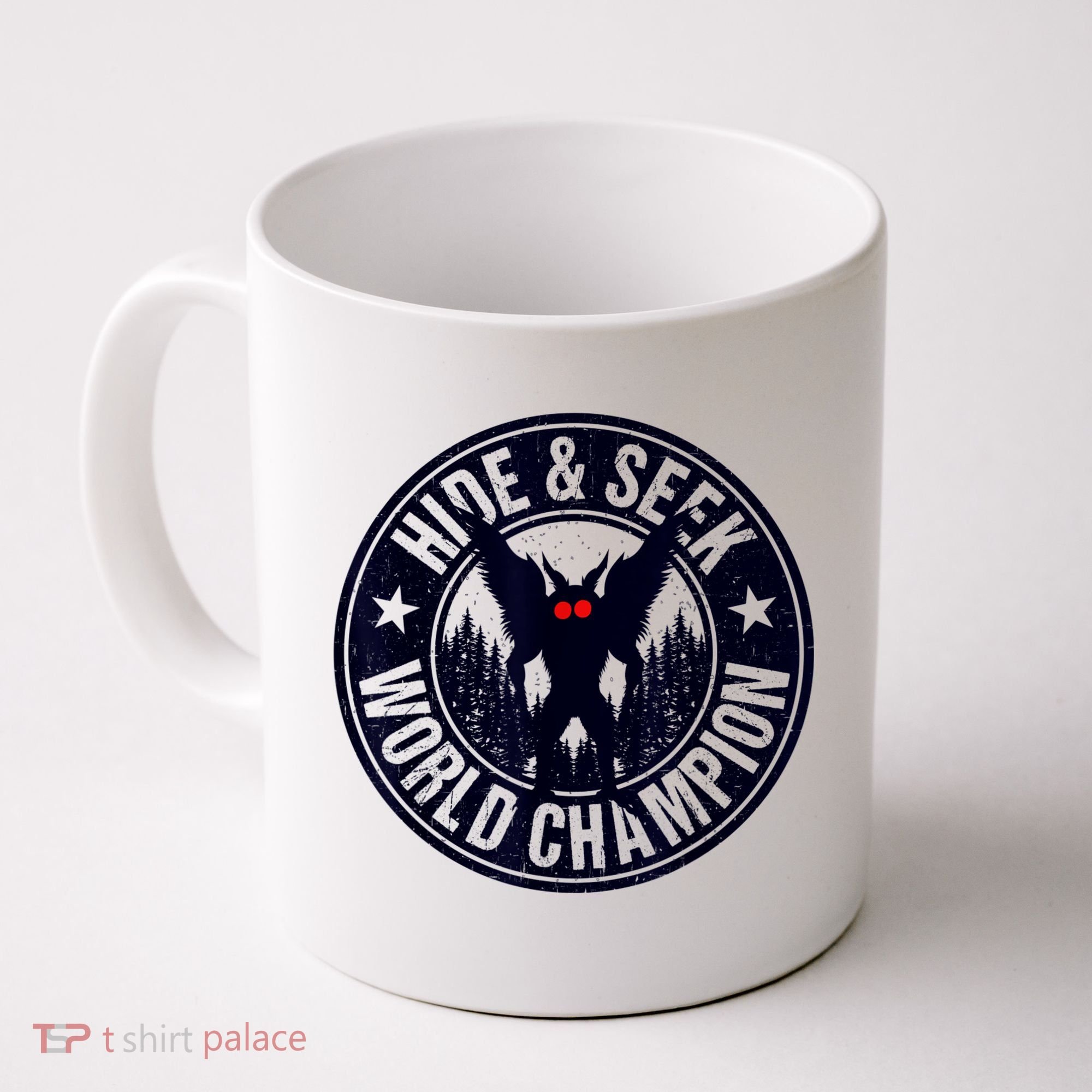 Mothman Hide And Seek World Champion Cool Mothman Silhouette Coffee Mug