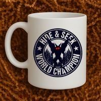 Mothman Hide And Seek World Champion Cool Mothman Silhouette Coffee Mug thumb 2