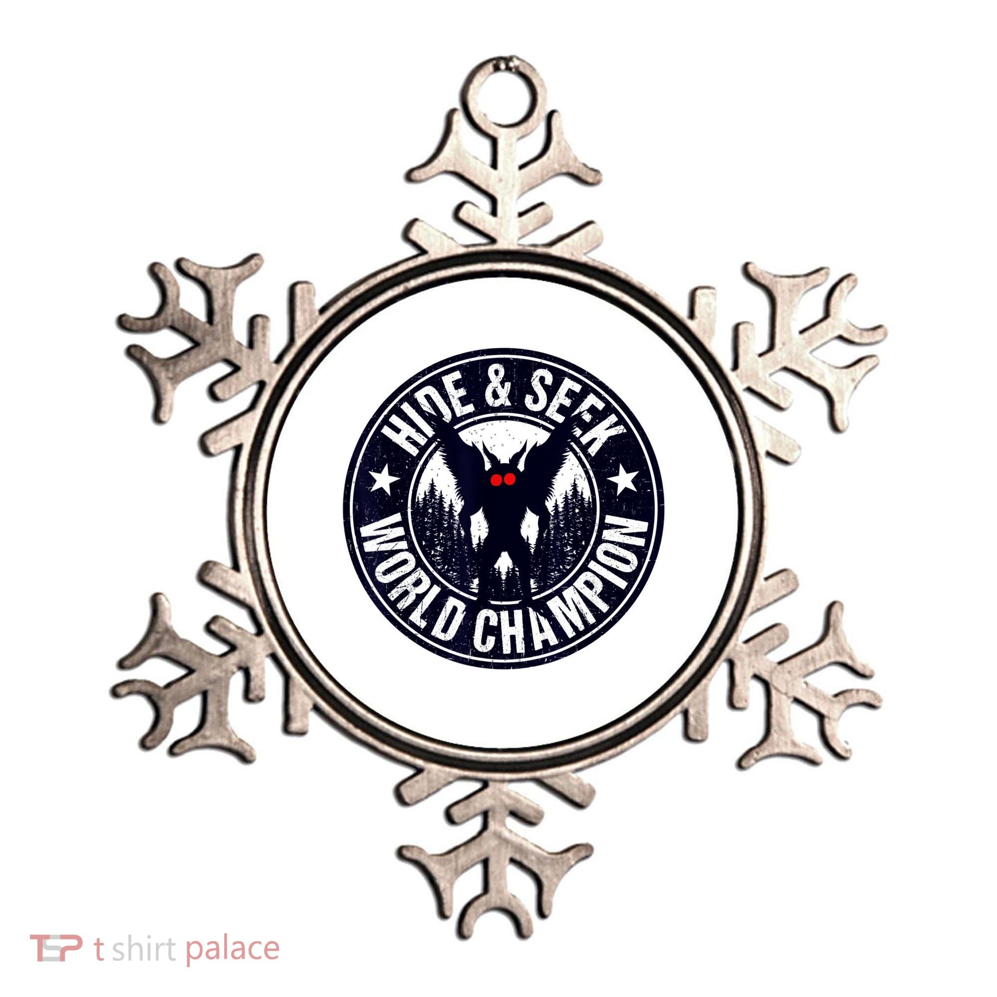 Mothman Hide And Seek World Champion Cool Mothman Silhouette Ornament
