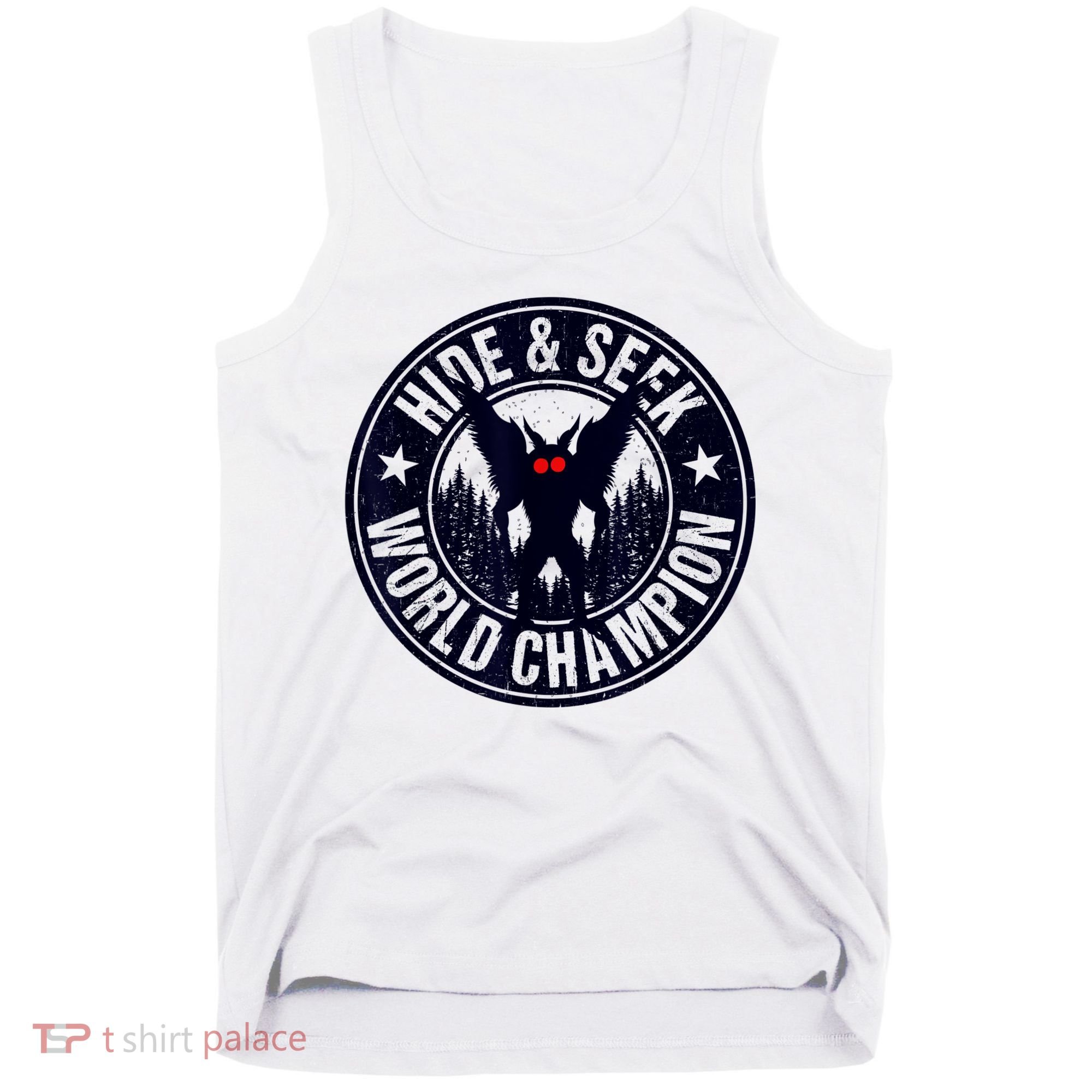 Mothman Hide And Seek World Champion Cool Mothman Silhouette Tank Top