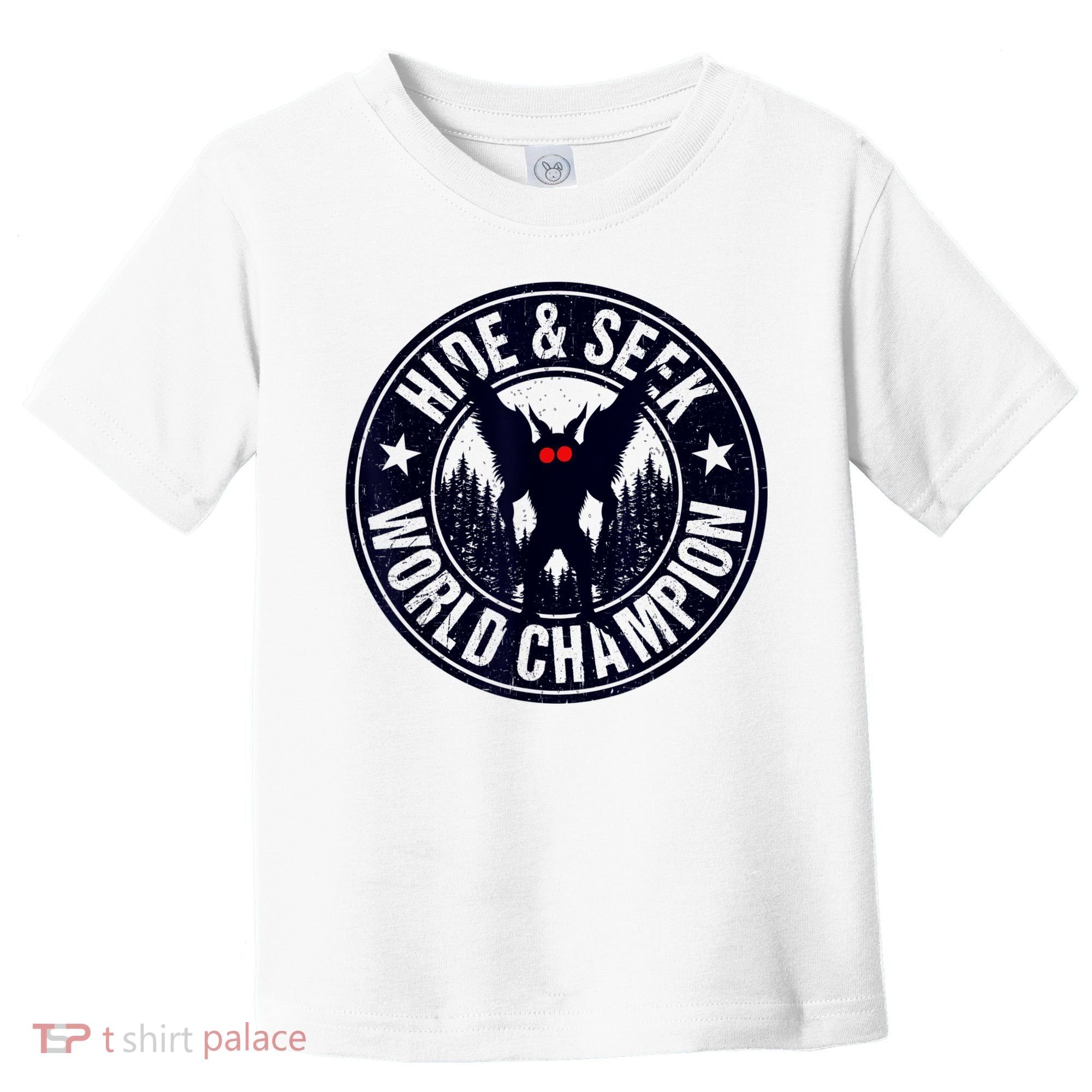 Mothman Hide And Seek World Champion Cool Mothman Silhouette Toddler T-Shirt