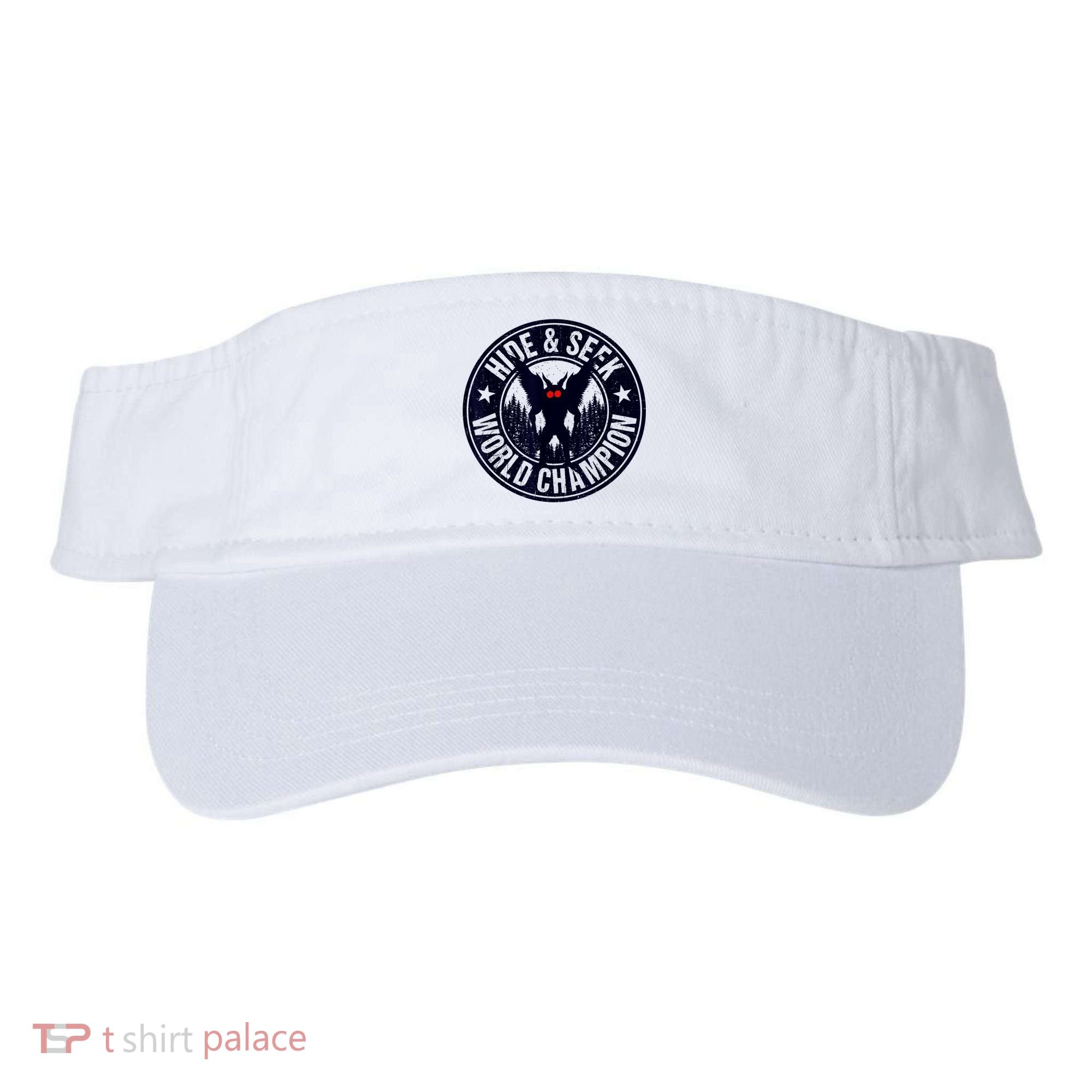 Mothman Hide And Seek World Champion Cool Mothman Silhouette Visor