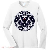 Mothman Hide And Seek World Champion Cool Mothman Silhouette Women's Long Sleeve Shirt thumb 0