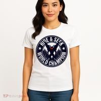 Mothman Hide And Seek World Champion Cool Mothman Silhouette Women's T-Shirt thumb 4