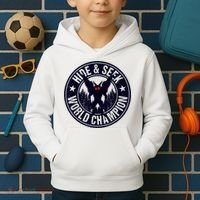 Mothman Hide And Seek World Champion Cool Mothman Silhouette Kids Hoodie thumb 2