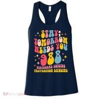 Mental Health Awareness Stay Tomorrow Needs You 988 Women's Tank Top thumb 0
