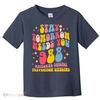 Mental Health Awareness Stay Tomorrow Needs You 988 Toddler T-Shirt thumb 0