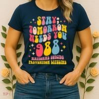 Mental Health Awareness Stay Tomorrow Needs You 988 Women's T-Shirt thumb 2