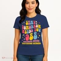 Mental Health Awareness Stay Tomorrow Needs You 988 Women's T-Shirt thumb 4