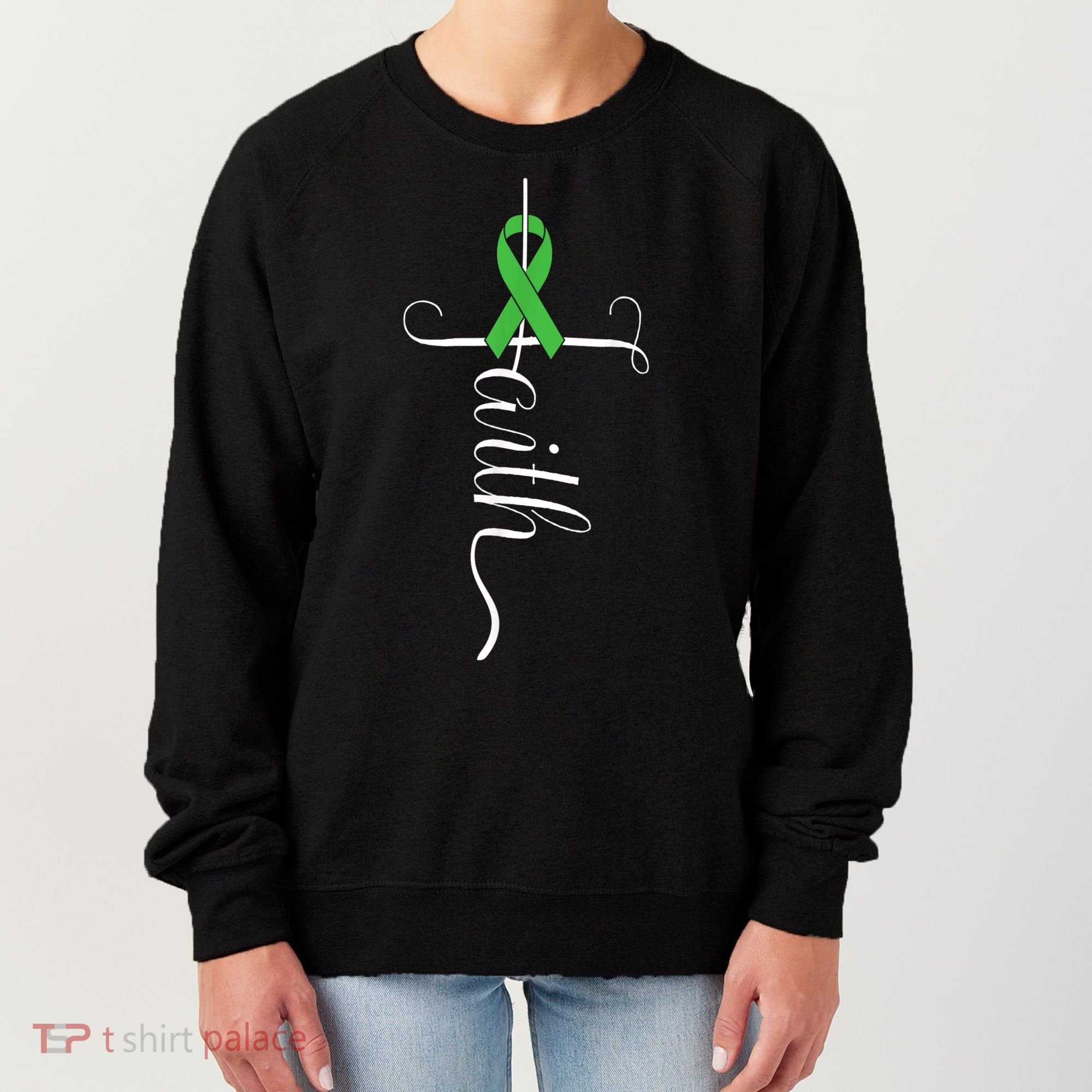 MEntal Health Awareness Green Ribbon Women's Sweatshirt