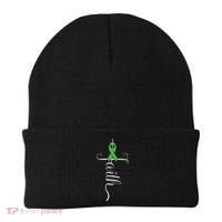 MEntal Health Awareness Green Ribbon Beanie thumb 0