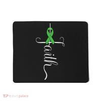 MEntal Health Awareness Green Ribbon Mousepad thumb 0