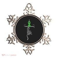 MEntal Health Awareness Green Ribbon Ornament thumb 0