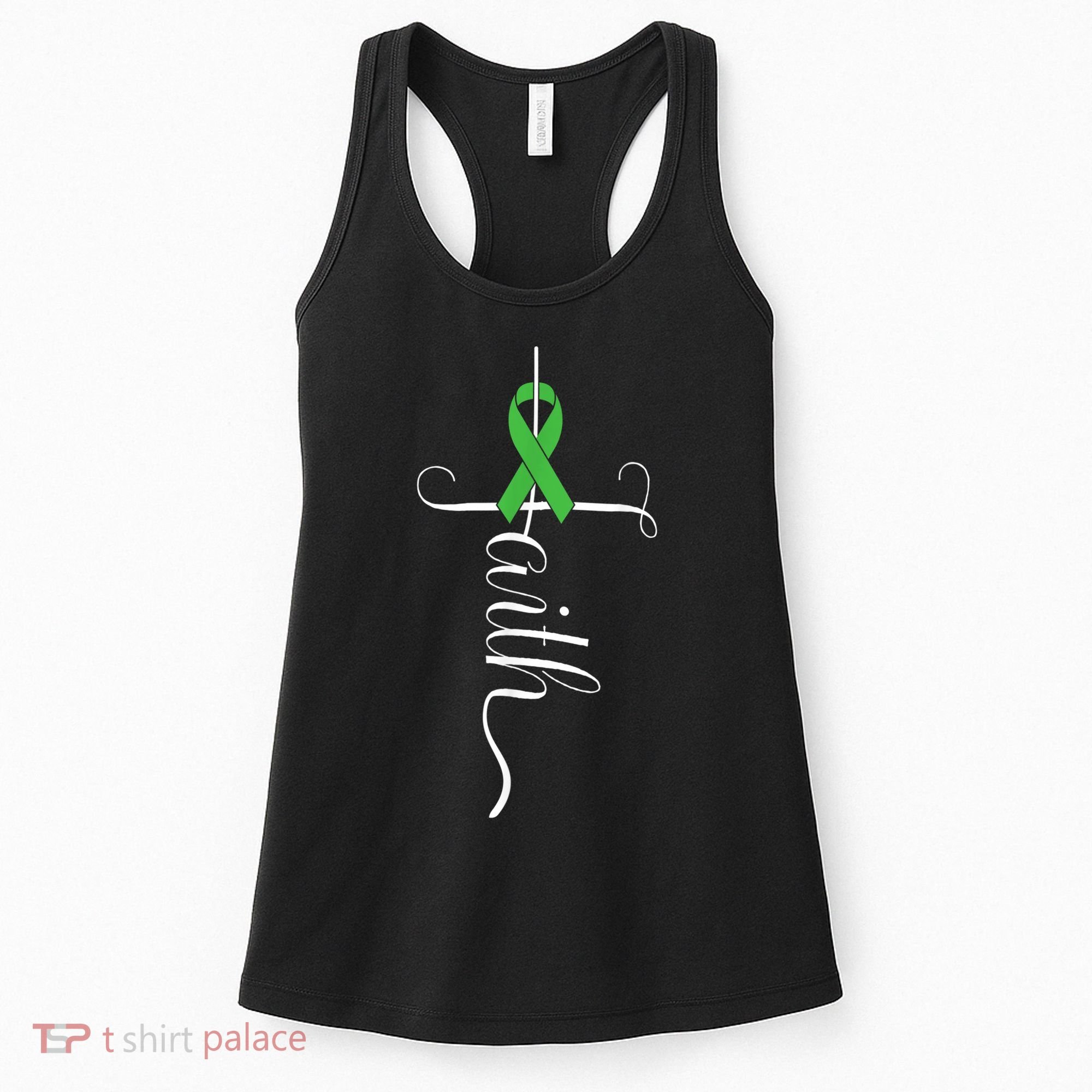 MEntal Health Awareness Green Ribbon Women's Tank Top