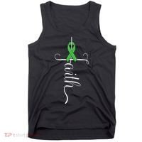 MEntal Health Awareness Green Ribbon Tank Top thumb 0