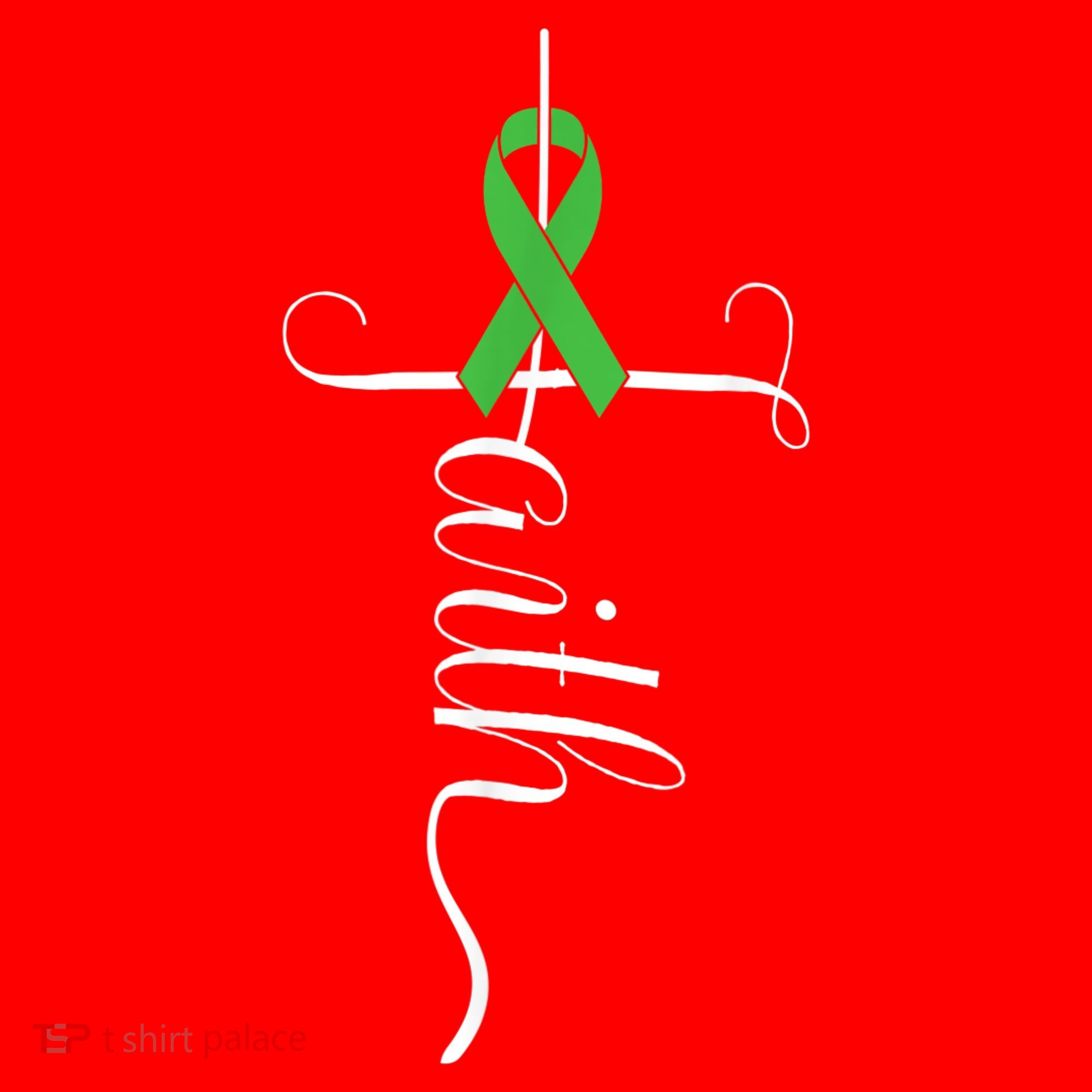 MEntal Health Awareness Green Ribbon Santa Hat