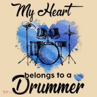 My Heart Belong To A Drummer Tote Bag thumb 4