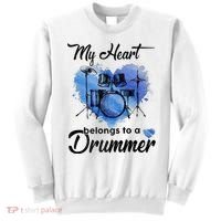 My Heart Belong To A Drummer Sweatshirt thumb 0