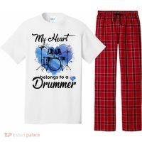 My Heart Belong To A Drummer Pajama Set thumb 0