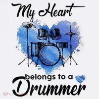 My Heart Belong To A Drummer Women's Hoodie thumb 2