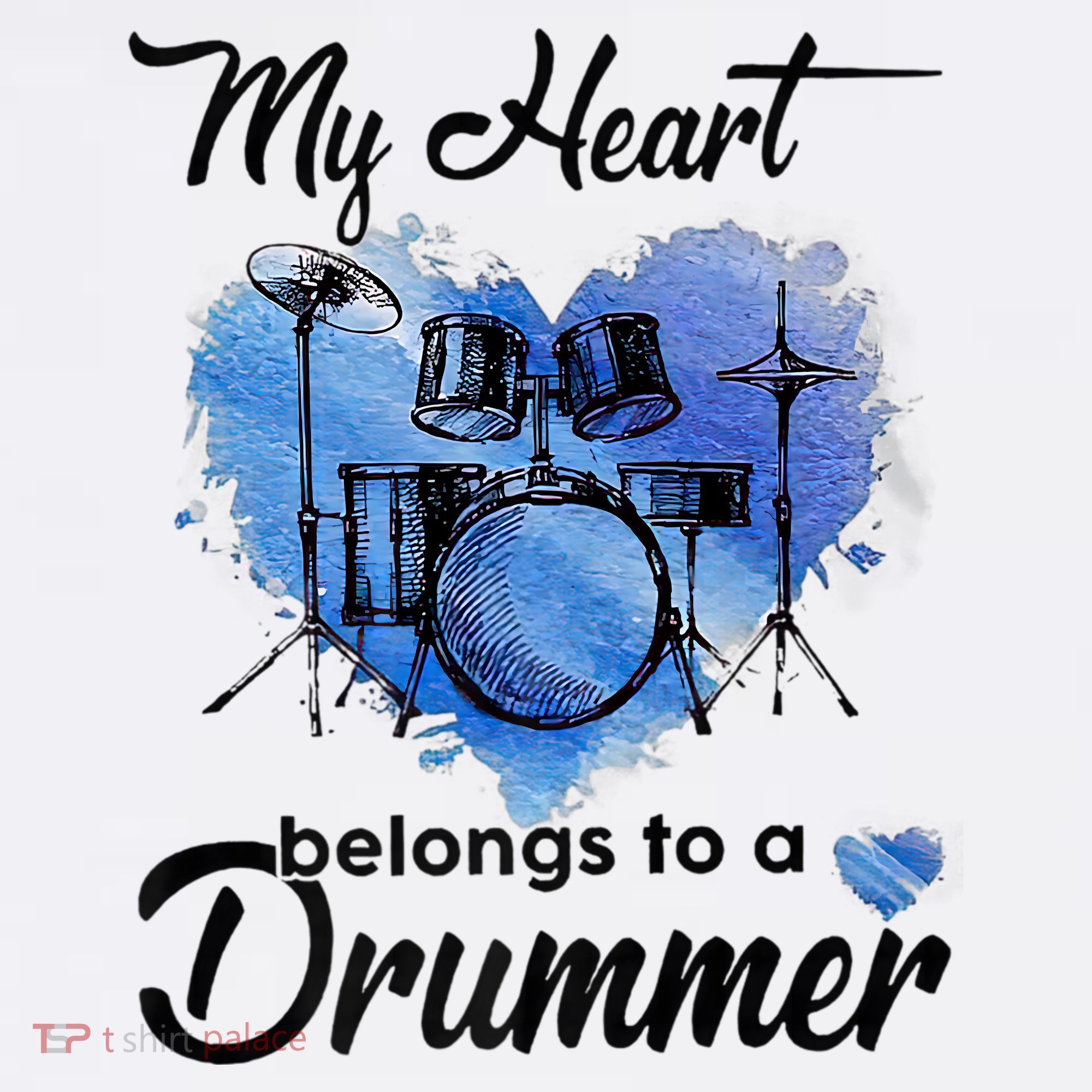 My Heart Belong To A Drummer Women's Hoodie