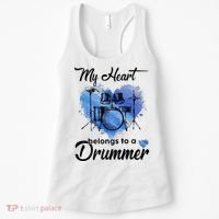 My Heart Belong To A Drummer Women's Tank Top thumb 0
