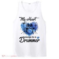 My Heart Belong To A Drummer PosiCharge Competitor Tank thumb 0