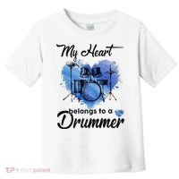 My Heart Belong To A Drummer Toddler T-Shirt thumb 0