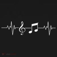 My Heart beats Musical  Women's Long Sleeve Shirt thumb 2