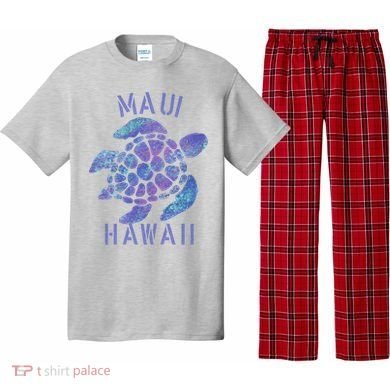 Maui Hawaii Beach Design / Tribal Turtle Gift Pajama Set