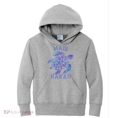 Maui Hawaii Beach Design / Tribal Turtle Gift Kids Hoodie