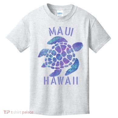 Maui Hawaii Beach Design / Tribal Turtle Gift Kids T-Shirt