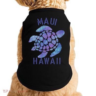 Maui Hawaii Beach Design / Tribal Turtle Gift Doggie Tank