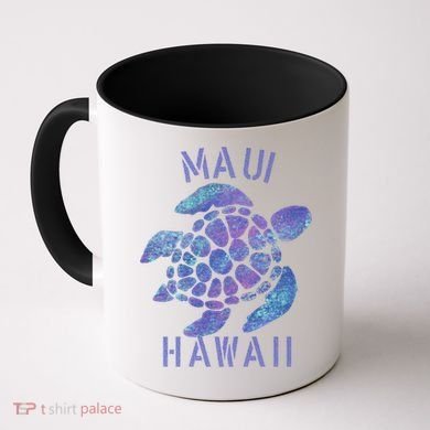 Maui Hawaii Beach Design / Tribal Turtle Gift Coffee Mug