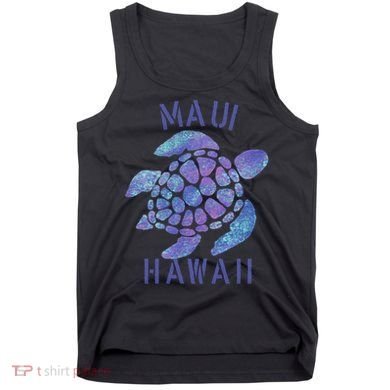 Maui Hawaii Beach Design / Tribal Turtle Gift Tank Top