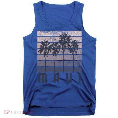 Maui Hawaii Beach Summer Vacation Vintage Gift Tank Top