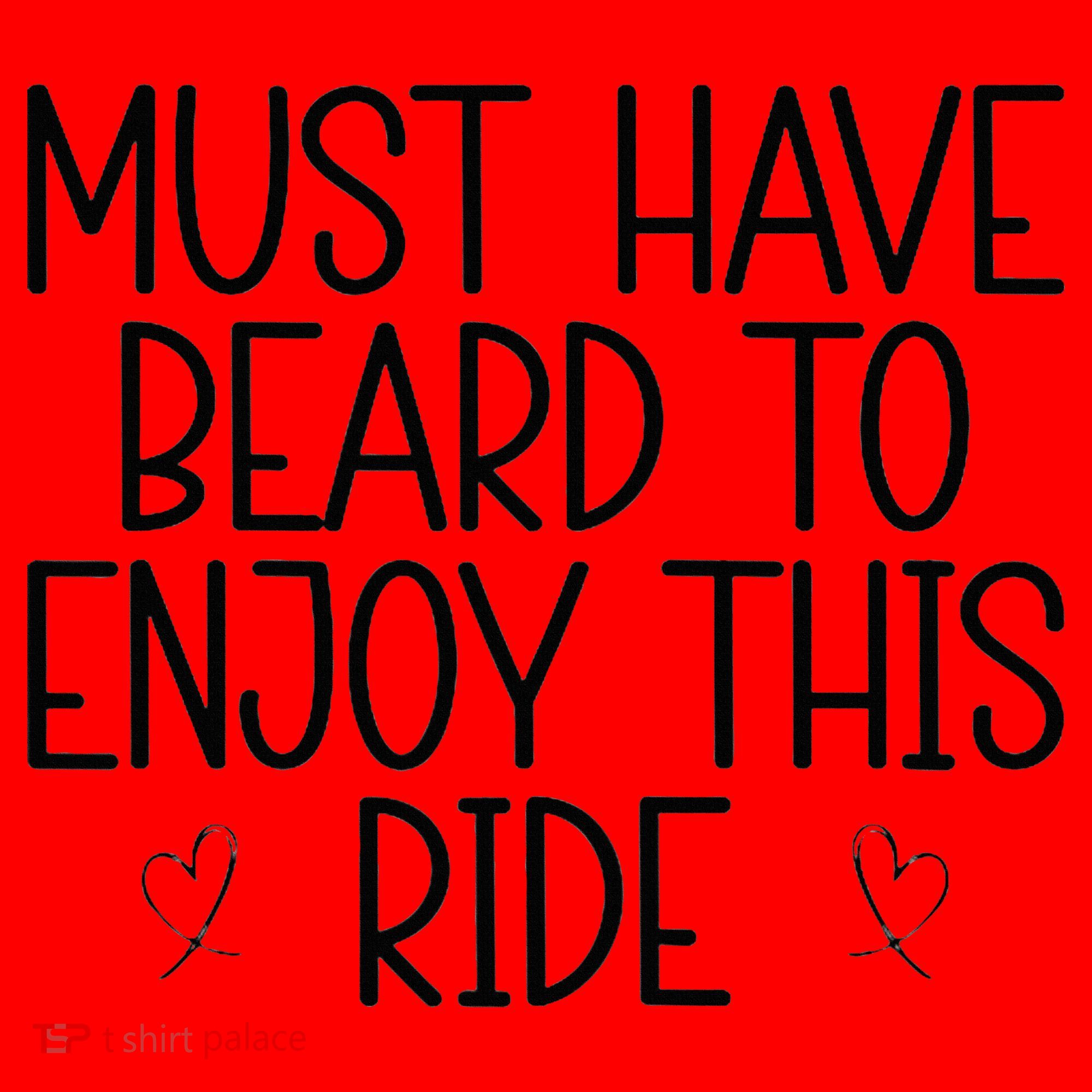Must Have Beard To Enjoy This Ride Santa Hat