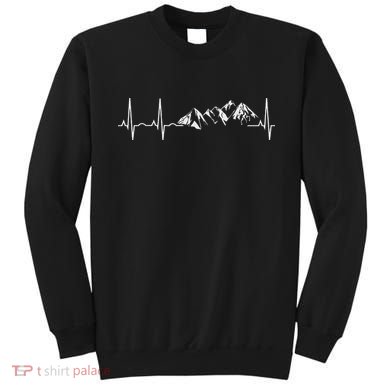 Mountain Heartbeat Best Mountain Climbing Hiking Sweatshirt