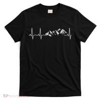 Mountain Heartbeat Best Mountain Climbing Hiking T-Shirt thumb 0